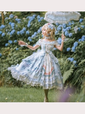 Fairy Kingdom Classic Lolita Dress OP by Long Ears & Sharp Ears' Studio  (UN43)